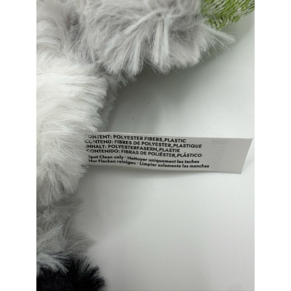 KONG Flopzie Low‎ Stuff Raccoon Dog Toy Squeaky Weighted Medium LWF24 - Picture 5 of 16